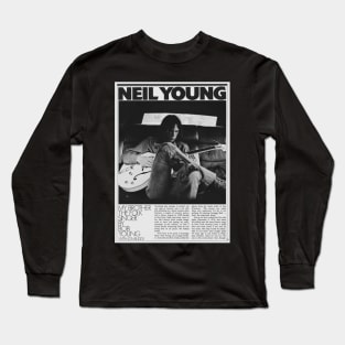 Neil Young Newspaper #2 Long Sleeve T-Shirt